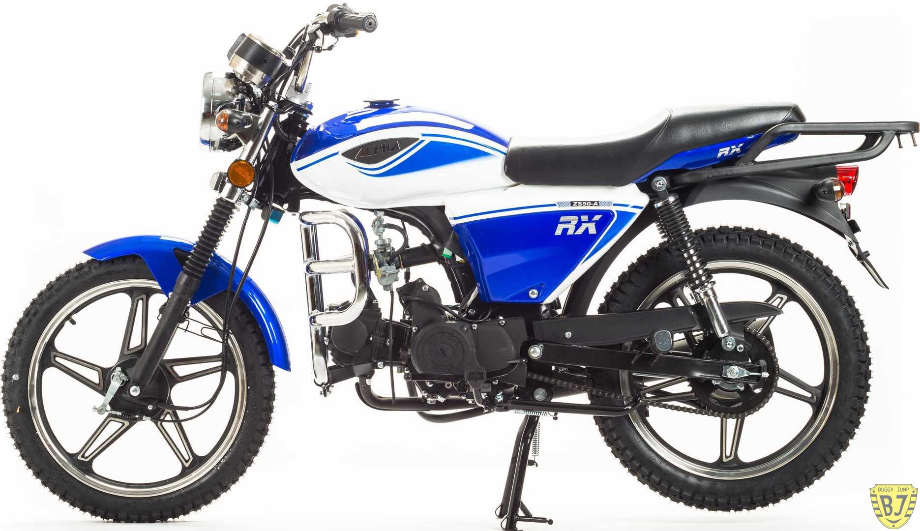 Мопед Motoland Альфа RX 11 синий — изображение 3