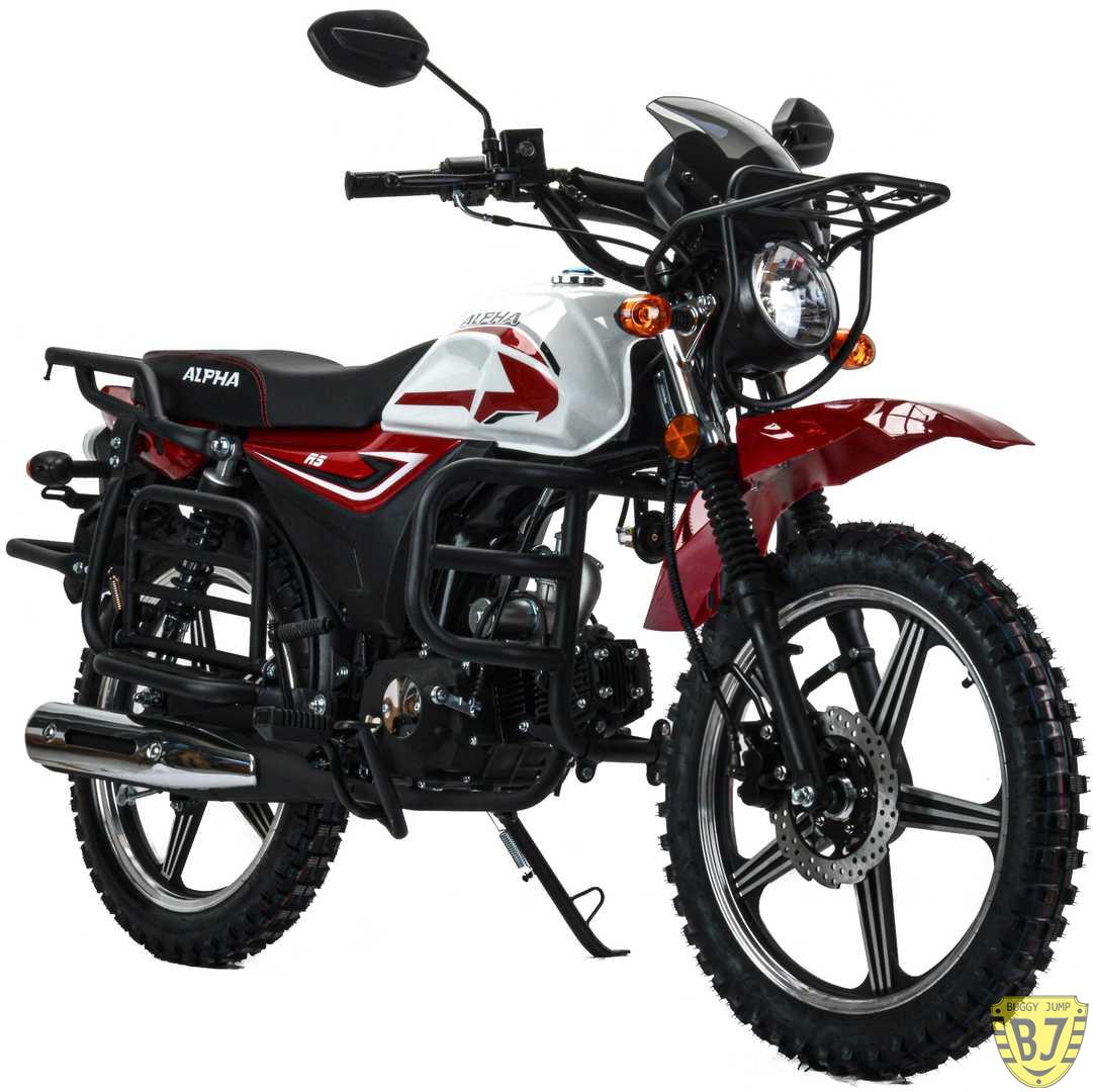 Мопед Motoland Альфа RS Forester 11 (LM48-B) красный 18/18 (A) — изображение 2